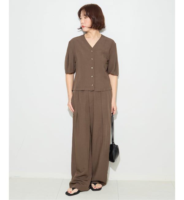 journal standard L'essage「VISリネンタックスリーブシャツ」|シャツ・ブラウス|