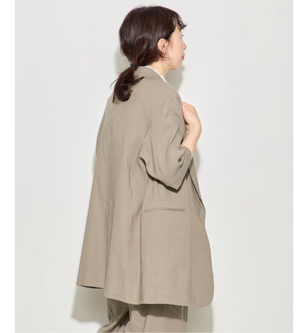 journal standard L'essage「バイオリネン オーバーサイズジャケット」|テーラードジャケット|