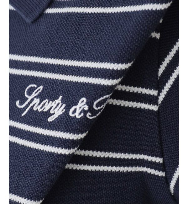 journal standard L'essage「SPORTY&RICH/スポーティアンドリッチ Signature Logo Polo ポロシャツ」|ポロシャツ|
