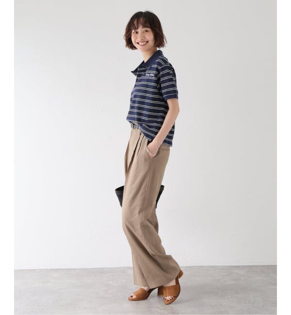 journal standard L'essage「SPORTY&RICH/スポーティアンドリッチ Signature Logo Polo ポロシャツ」|ポロシャツ|