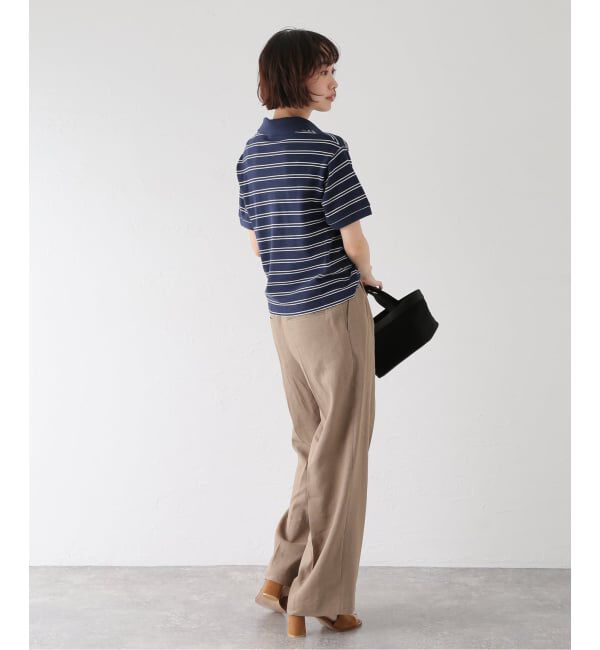 journal standard L'essage「SPORTY&RICH/スポーティアンドリッチ Signature Logo Polo ポロシャツ」|ポロシャツ|