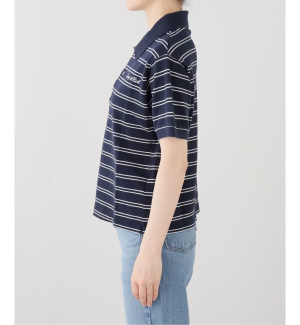 journal standard L'essage「SPORTY&RICH/スポーティアンドリッチ Signature Logo Polo ポロシャツ」|ポロシャツ|