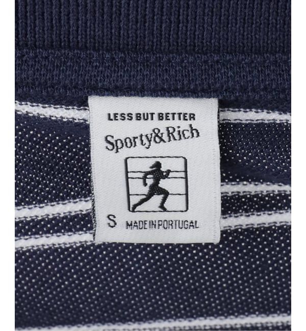 journal standard L'essage「SPORTY&RICH/スポーティアンドリッチ Signature Logo Polo ポロシャツ」|ポロシャツ|