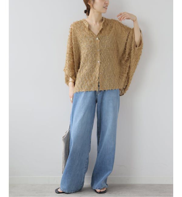 JOURNAL STANDARD relume「シアーカットジャガードポンチョシャツ」|シャツ・ブラウス|