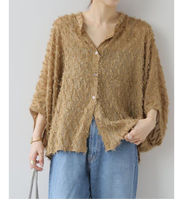 JOURNAL STANDARD relume「シアーカットジャガードポンチョシャツ」|シャツ・ブラウス|