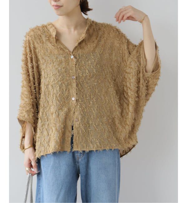 JOURNAL STANDARD relume「シアーカットジャガードポンチョシャツ」|シャツ・ブラウス|