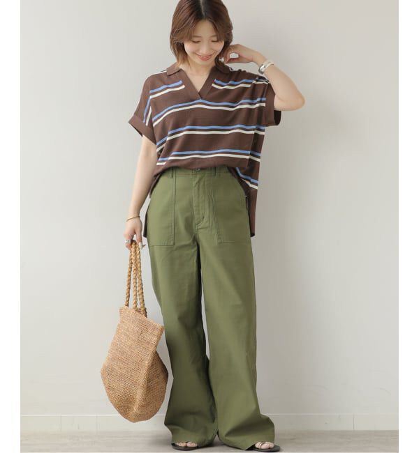JOURNAL STANDARD relume「ボーダーニットポロシャツ」|ポロシャツ|
