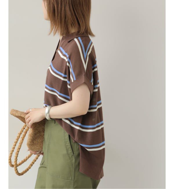 JOURNAL STANDARD relume「ボーダーニットポロシャツ」|ポロシャツ|