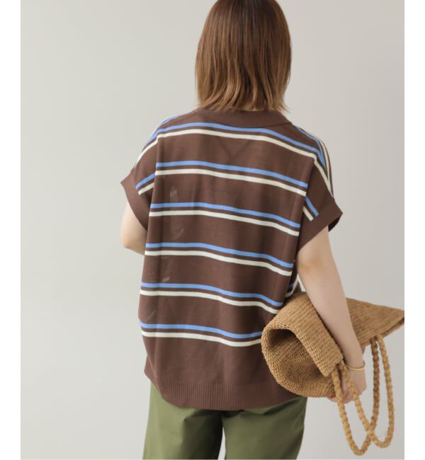 JOURNAL STANDARD relume「ボーダーニットポロシャツ」|ポロシャツ|