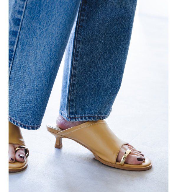 NOBLE「LE VERNIS/ルベルニ Toe ring sandals」|サンダル|