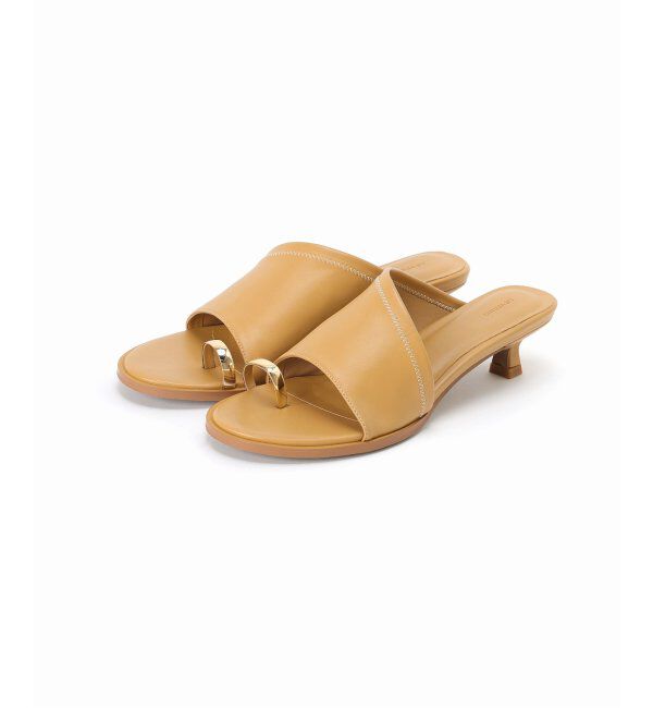 NOBLE「LE VERNIS/ルベルニ Toe ring sandals」|サンダル|