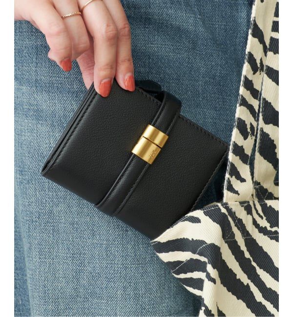 Spick and Span「《WEB限定 / 追加予約》TOV / トーヴ  PAON WALLET*」|財布|ブラック