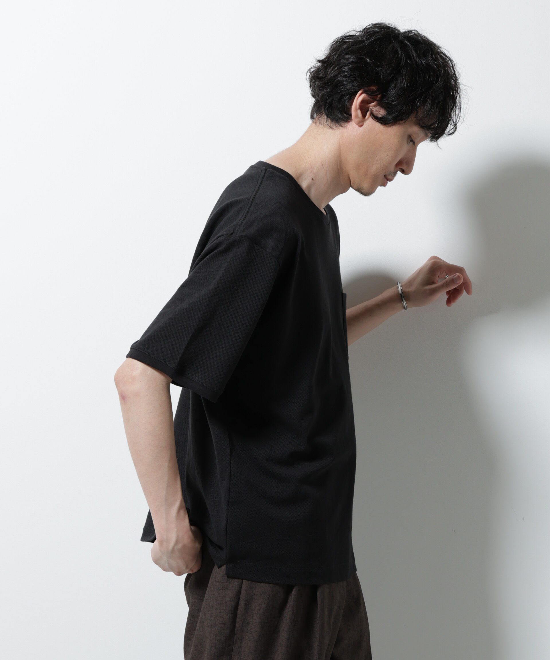 NANO universe「エアパッセージ ジャージーTシャツ 半袖」|Tシャツ・カットソー|