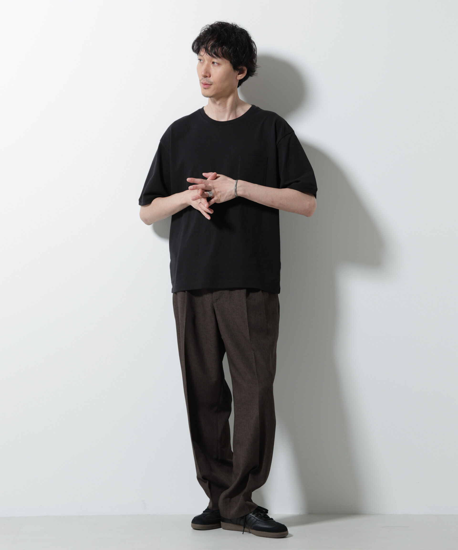 NANO universe「エアパッセージ ジャージーTシャツ 半袖」|Tシャツ・カットソー|