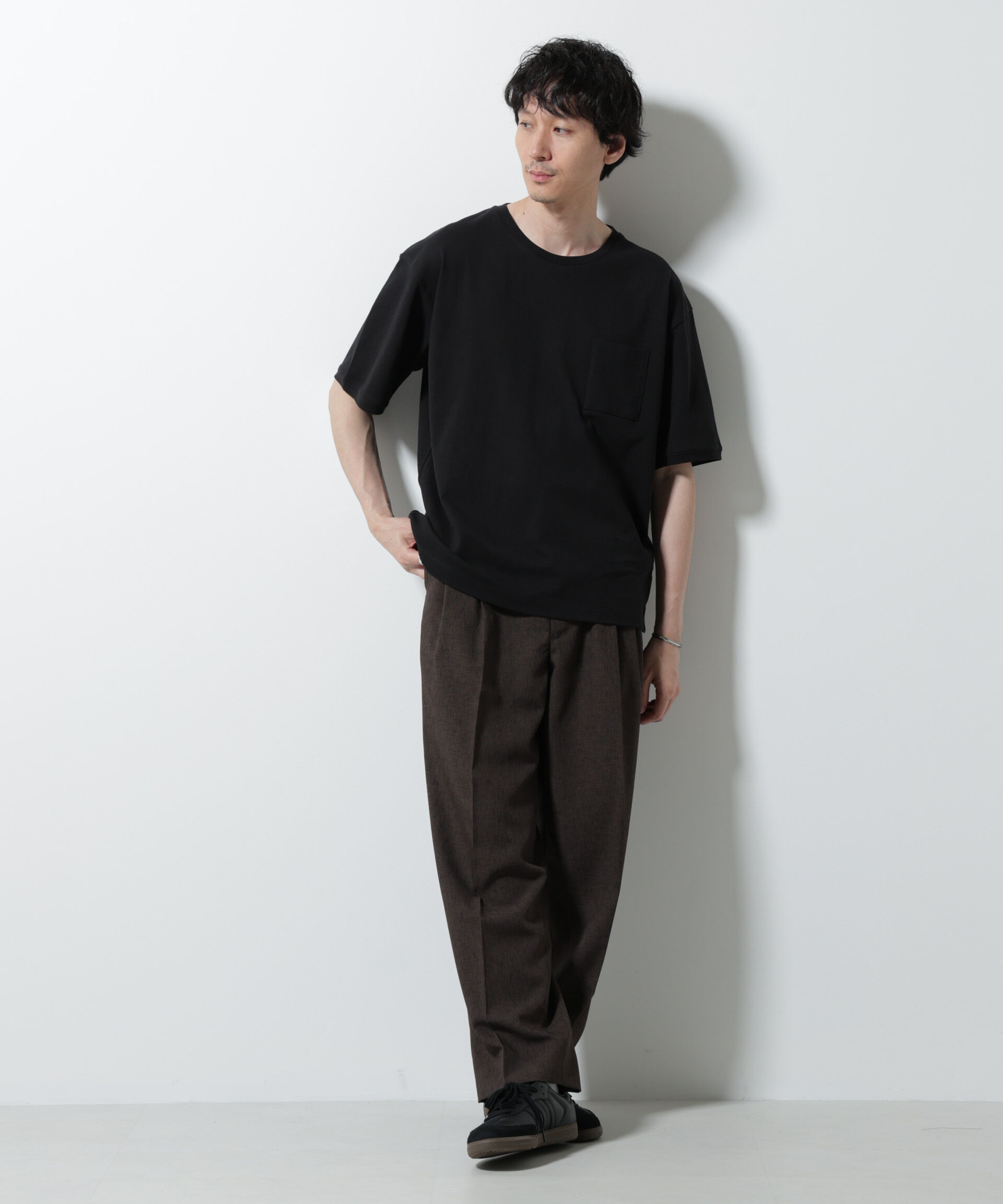 NANO universe「エアパッセージ ジャージーTシャツ 半袖」|Tシャツ・カットソー|
