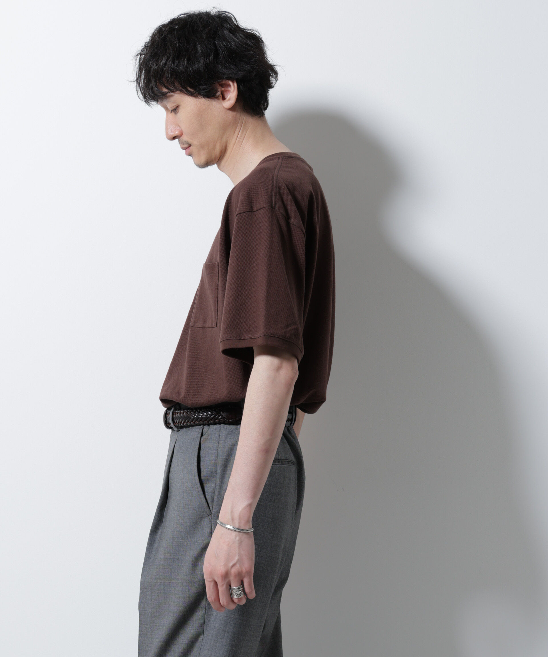 NANO universe「エアパッセージ ジャージーTシャツ 半袖」|Tシャツ・カットソー|