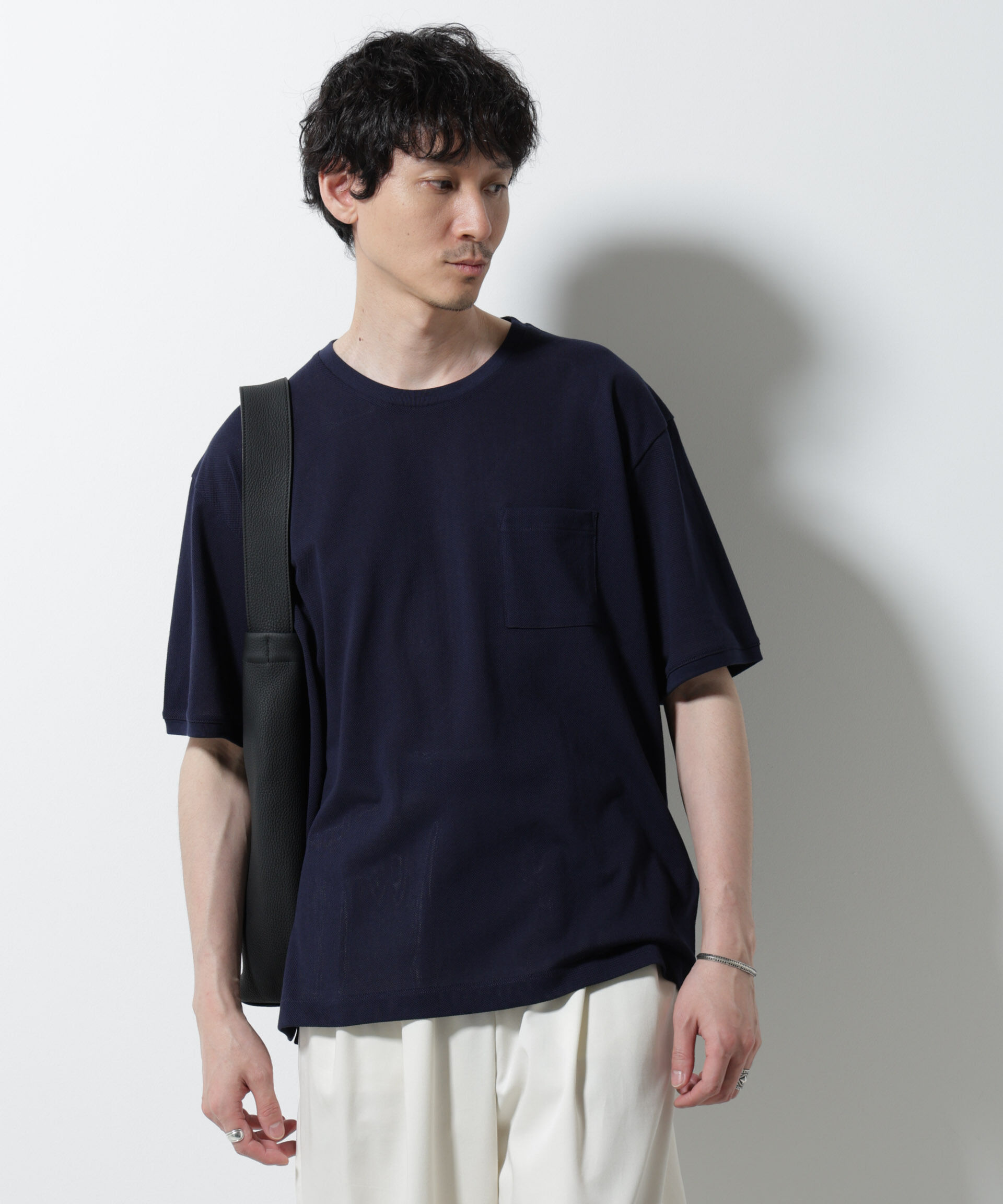 NANO universe「エアパッセージ ジャージーTシャツ 半袖」|Tシャツ・カットソー|