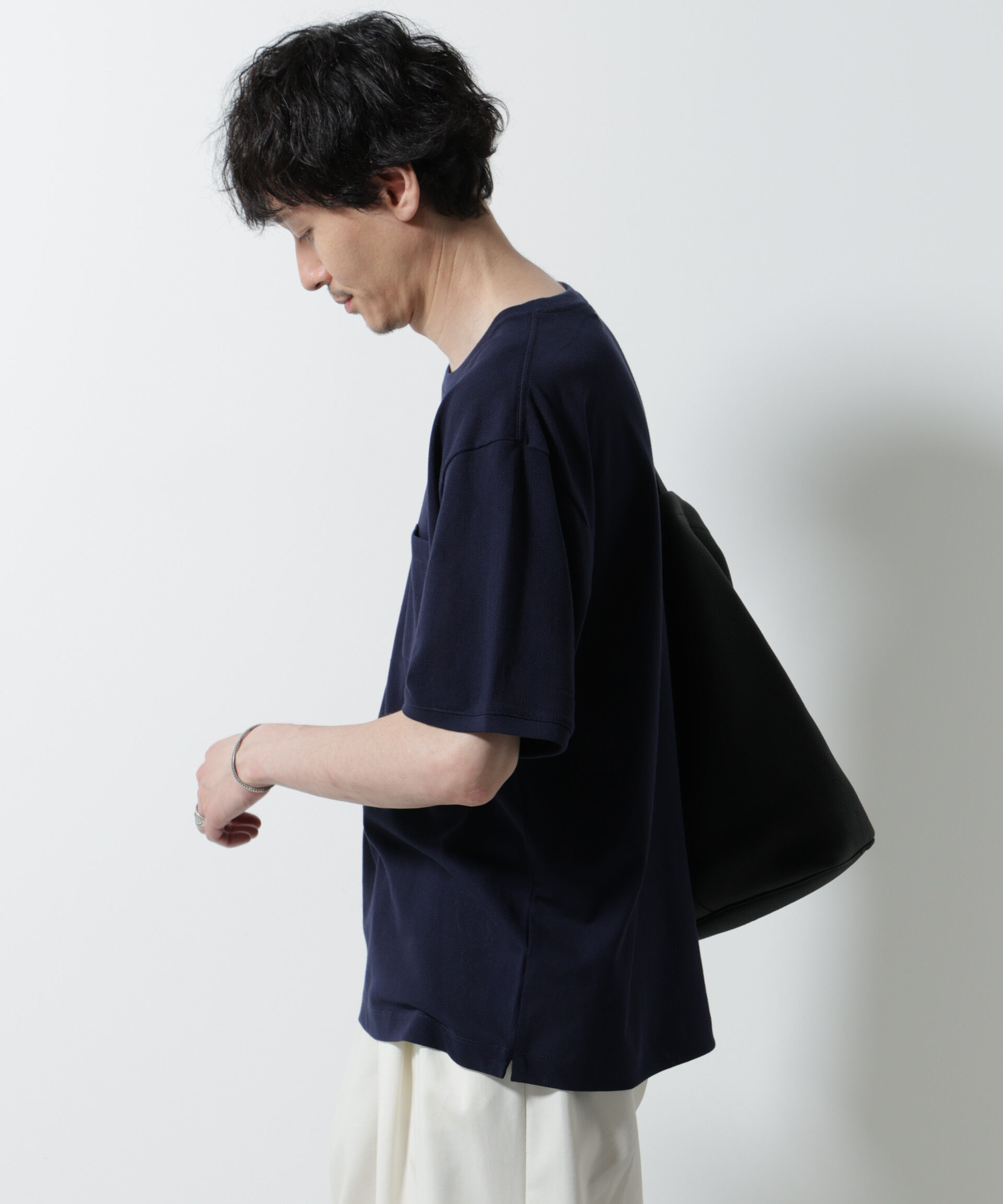 NANO universe「エアパッセージ ジャージーTシャツ 半袖」|Tシャツ・カットソー|