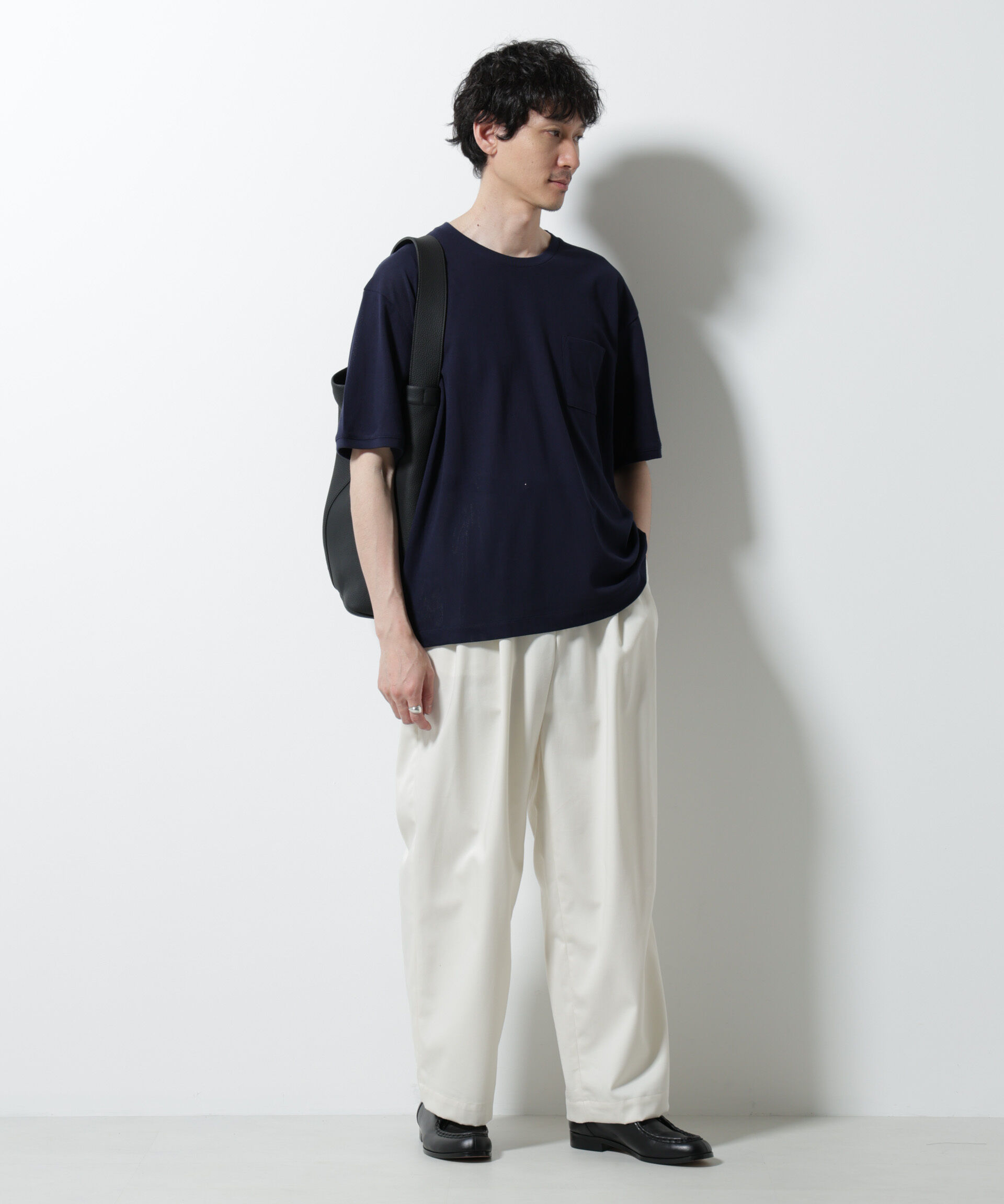 NANO universe「エアパッセージ ジャージーTシャツ 半袖」|Tシャツ・カットソー|
