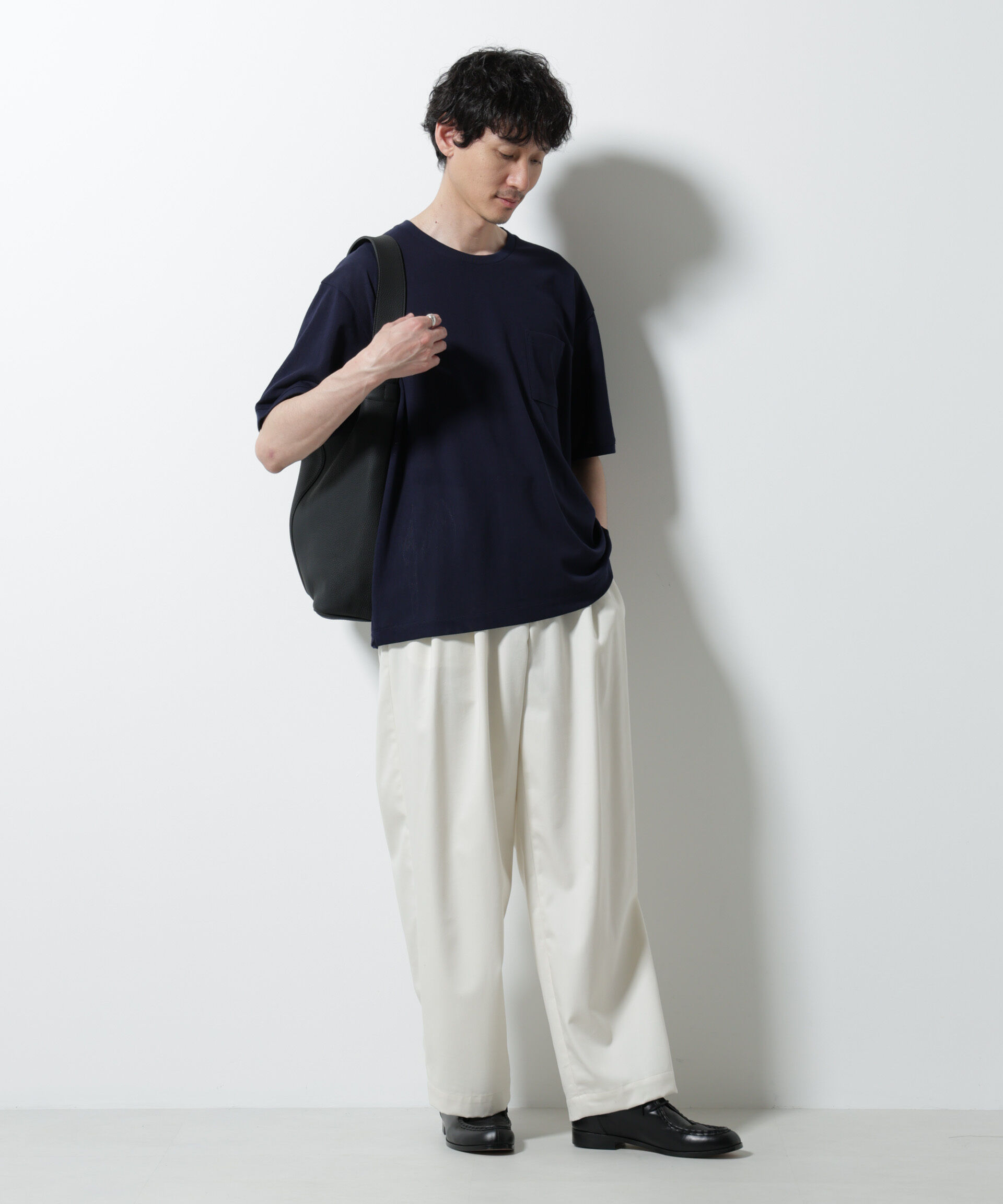 NANO universe「エアパッセージ ジャージーTシャツ 半袖」|Tシャツ・カットソー|