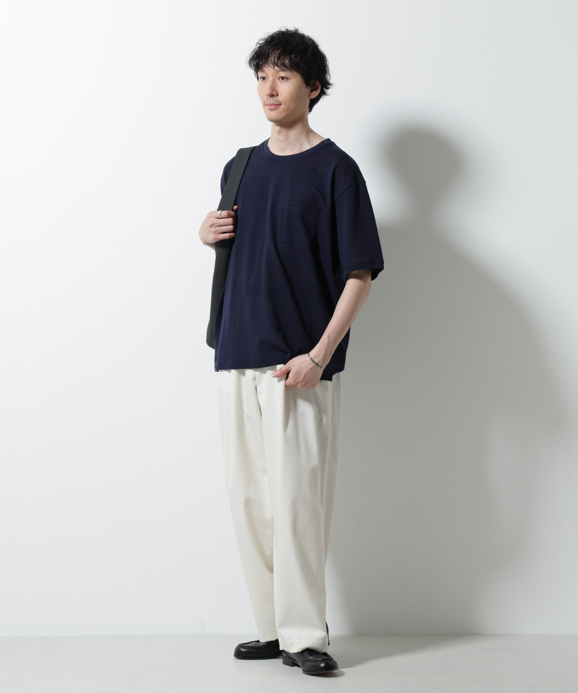 NANO universe「エアパッセージ ジャージーTシャツ 半袖」|Tシャツ・カットソー|