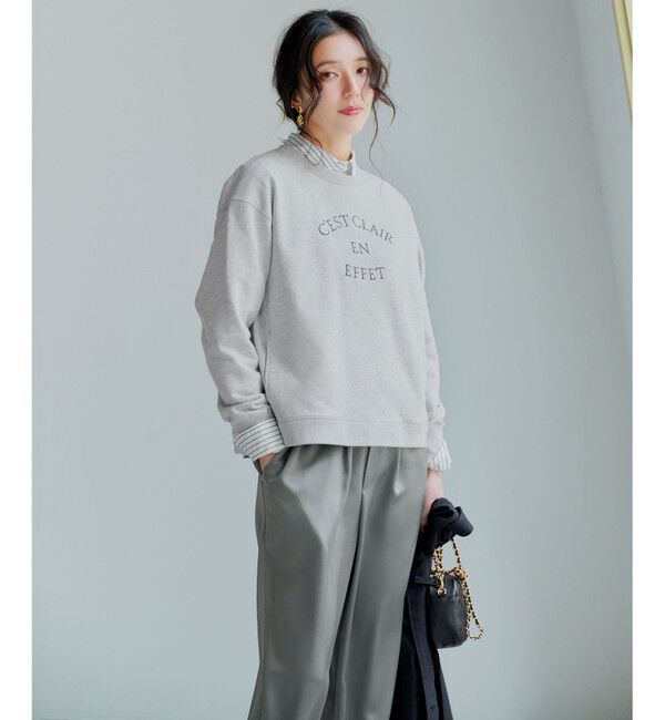 23区「【洗える】CANCLINI クロップド テントライン シャツ」|シャツ・ブラウス|