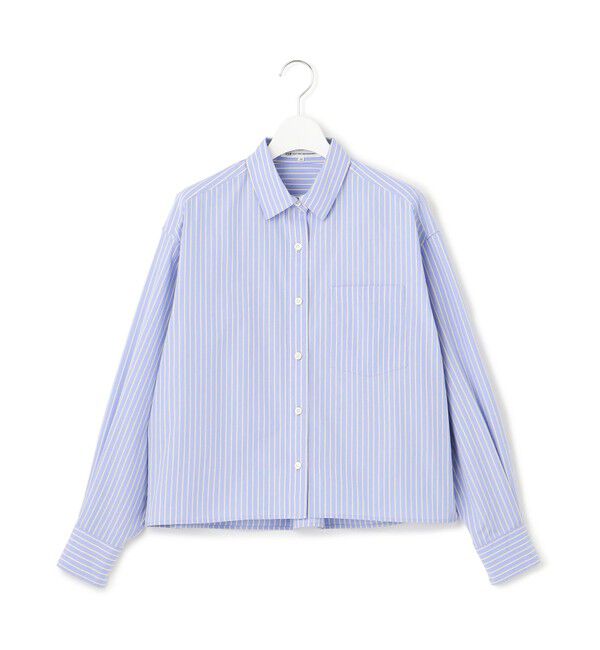 23区「【洗える】CANCLINI クロップド テントライン シャツ」|シャツ・ブラウス|