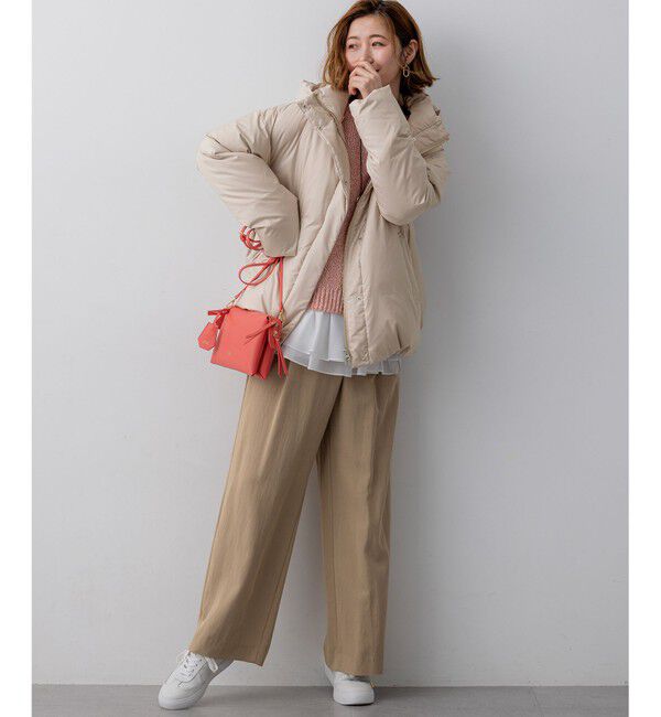 23区「【VERY・CLASSY.掲載】ドレープツイル アシンメトリー ワイド パンツ」|その他|