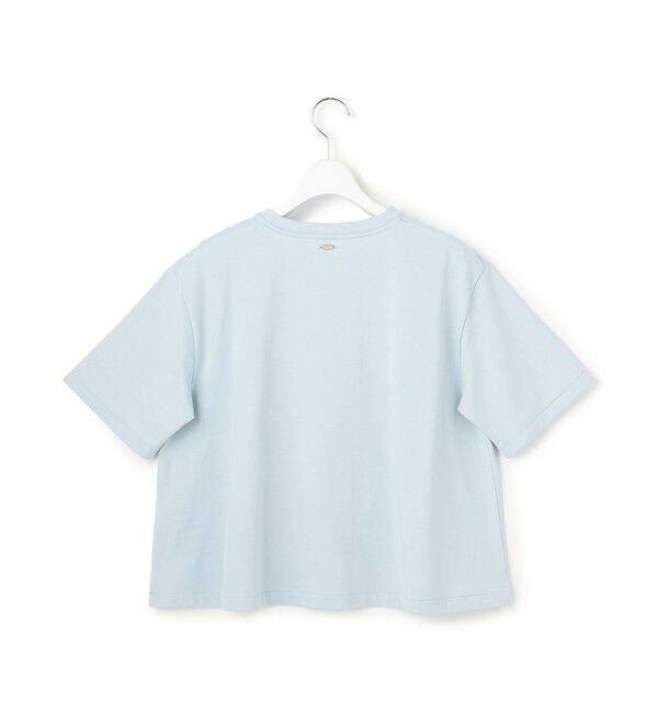 23区「スビンギザコットン フレア Tシャツ」|Tシャツ・カットソー|