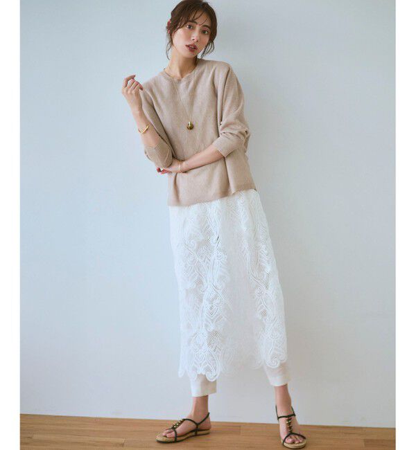23区「【CanCam掲載】リネンレーヨンストレッチ テーパード パンツ」|その他|