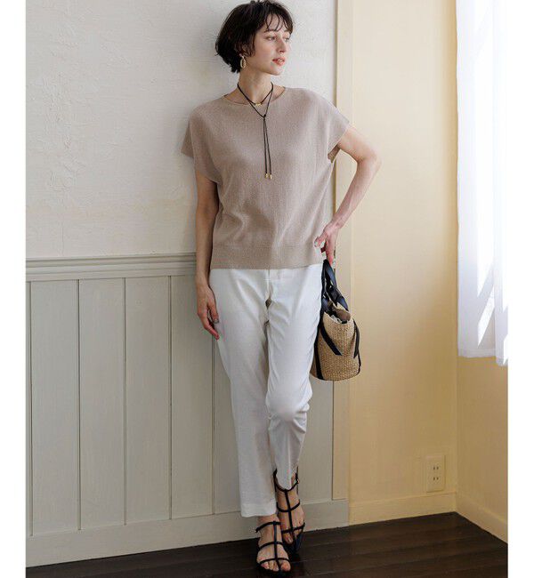 23区「【CanCam掲載】リネンレーヨンストレッチ テーパード パンツ」|その他|