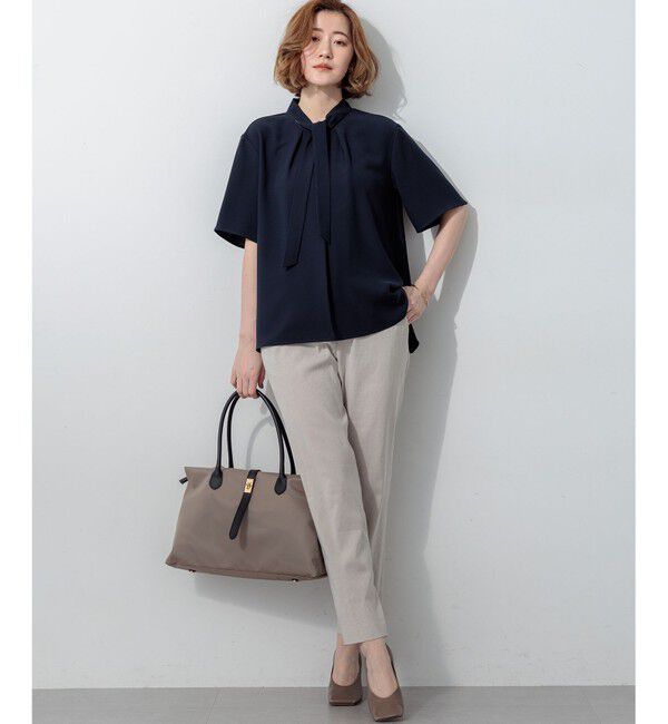 23区「【CanCam掲載】リネンレーヨンストレッチ テーパード パンツ」|その他|