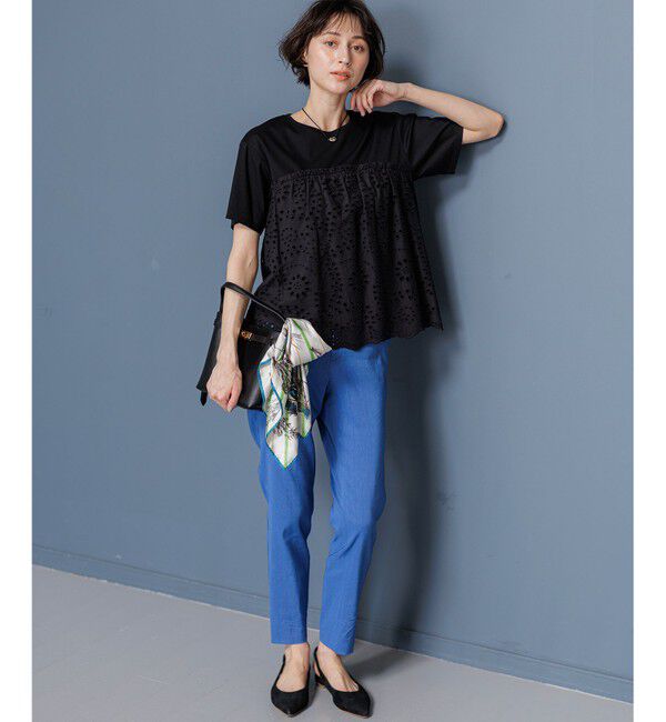 23区「【CanCam掲載】リネンレーヨンストレッチ テーパード パンツ」|その他|