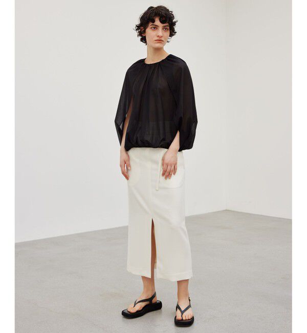 BEIGE,「【洗える】BAC / バルーンシルエットブラウス」|シャツ・ブラウス|