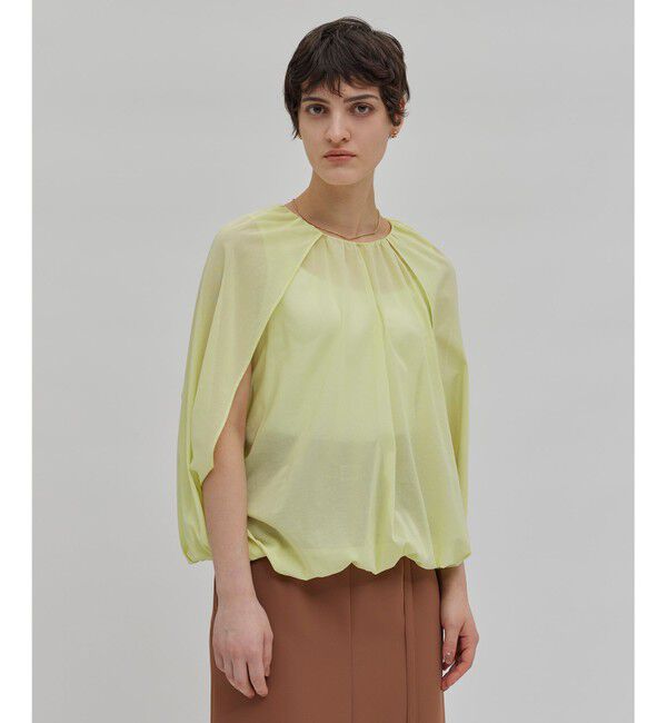 BEIGE,「【洗える】BAC / バルーンシルエットブラウス」|シャツ・ブラウス|Lime
