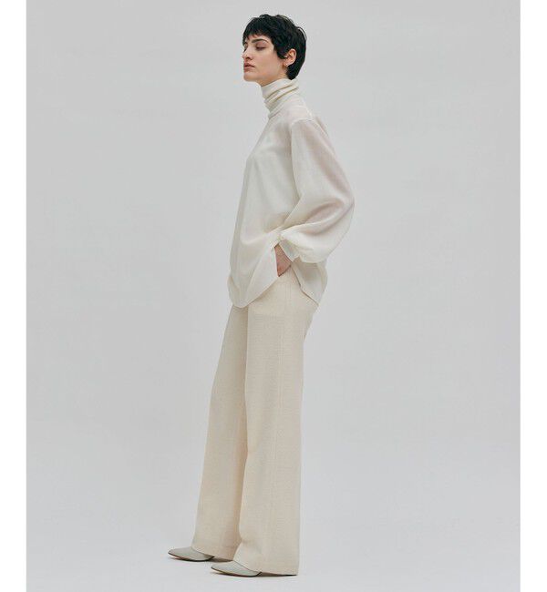BEIGE,「MILLAM / フェイクレザーパッチワイドパンツ」|その他|