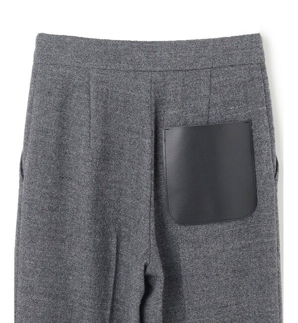 BEIGE,「MILLAM / フェイクレザーパッチワイドパンツ」|その他|