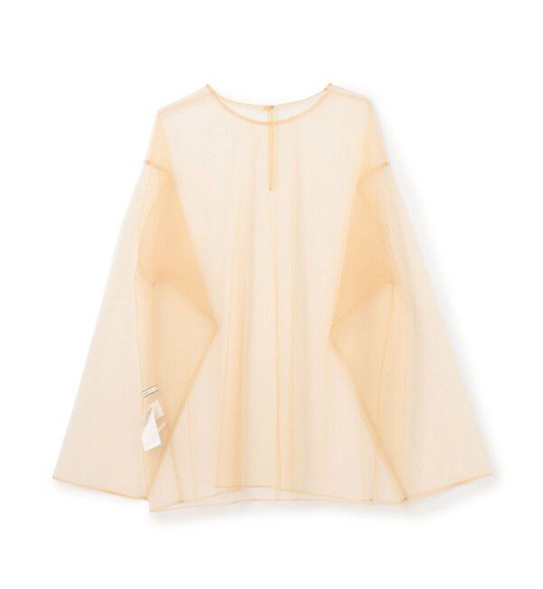 BEIGE,「【洗える・Oggi 6月号掲載】SILENE / オーバーサイズチュールブラウス」|シャツ・ブラウス|