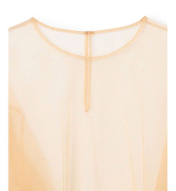 BEIGE,「【洗える・Oggi 6月号掲載】SILENE / オーバーサイズチュールブラウス」|シャツ・ブラウス|