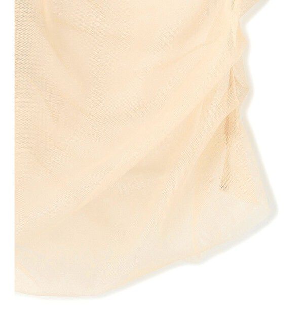 BEIGE,「【洗える・Precious 7月号掲載】TAMARIX / ストレッチチュールハイネックブラウス」|シャツ・ブラウス|