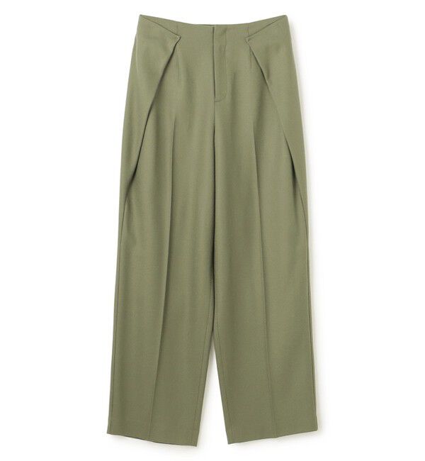 BEIGE,「【Precious掲載】TERNES / 変形タックウールワイドパンツ」|その他|
