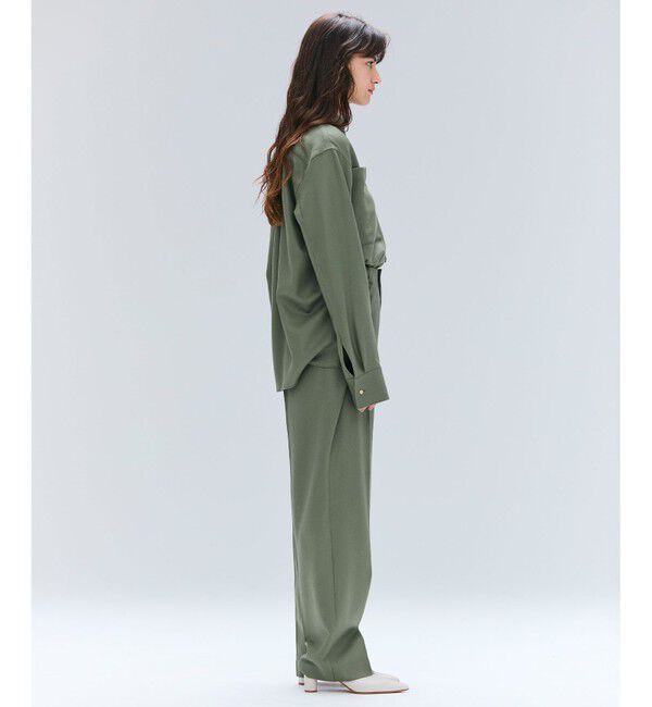 BEIGE,「【Precious掲載】TERNES / 変形タックウールワイドパンツ」|その他|