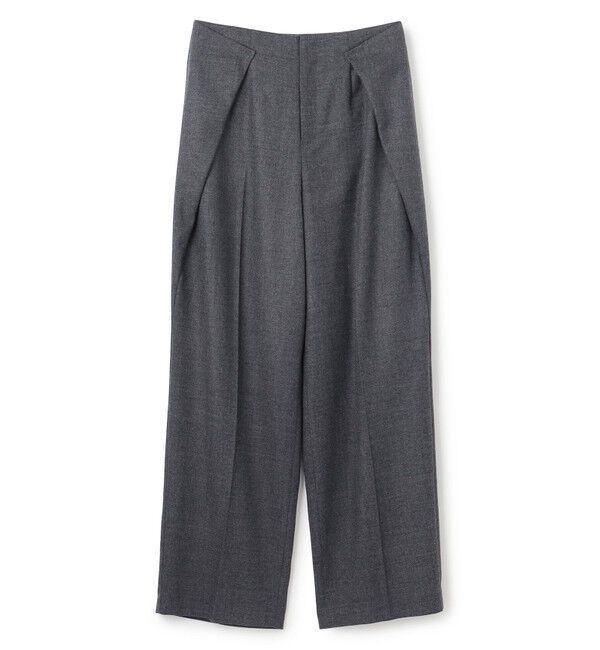 BEIGE,「【Precious掲載】TERNES / 変形タックウールワイドパンツ」|その他|