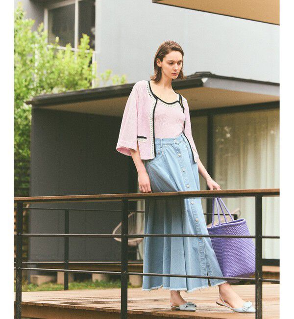 Grace Class「サーキュラーデニムスカート」|スカート|
