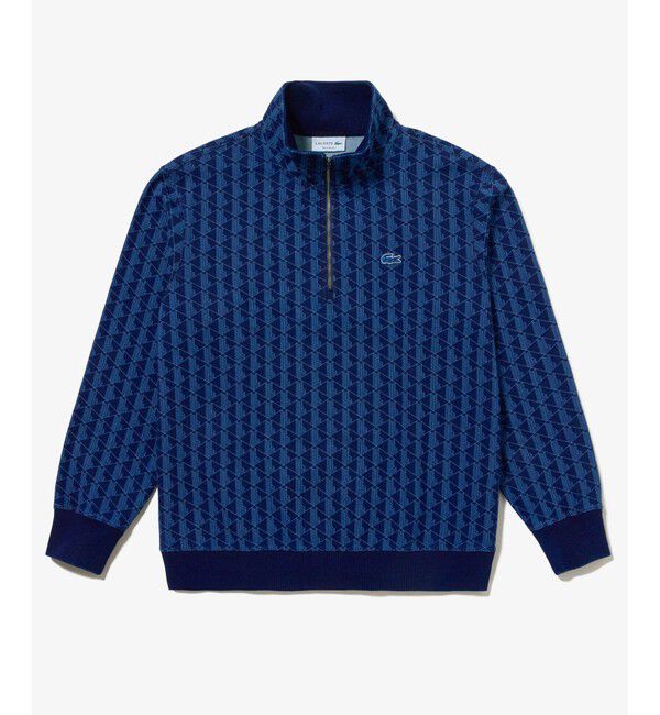 LACOSTE「インディゴスウェットモノグラムトラックジャケット」|スウェット・ジャージ|