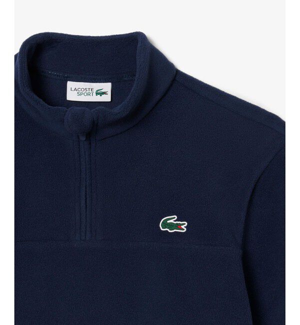 LACOSTE「マイクロフリースハーフジップゴルフトップ」|スウェット・ジャージ|