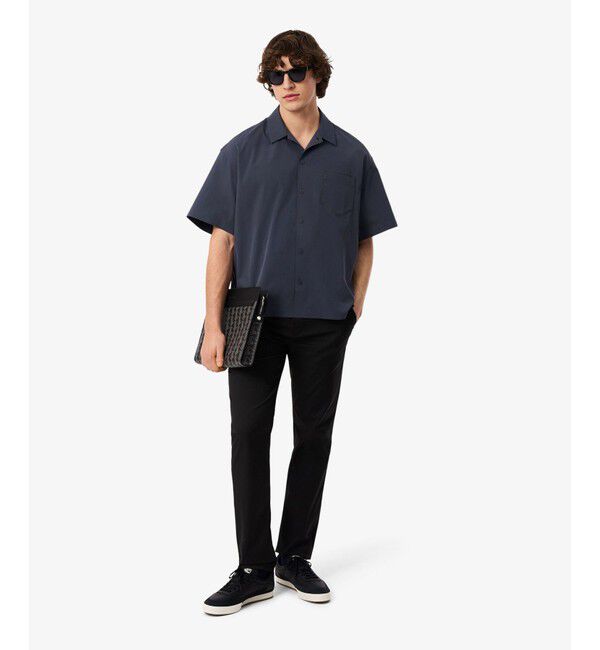 LACOSTE「撥水防風ストレッチオープンカラーシャツ」|シャツ・ブラウス|