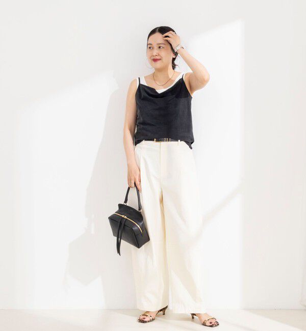 NOLLEY'S sophi「【BECシリーズ】ウォッシャブルキュプラサテンジャージーキャミ」|Tシャツ・カットソー|
