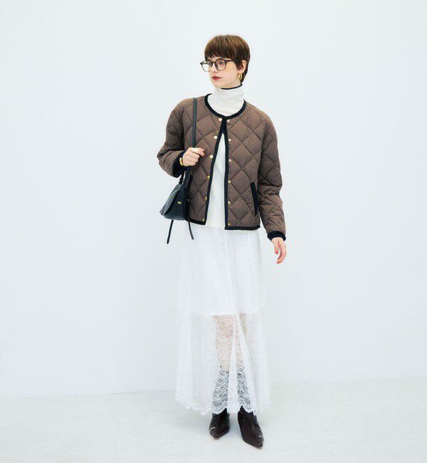 NOLLEY'S「【TAION&times;LIMONTA】別注ベロアパイピングショートダウン」|ダウン|