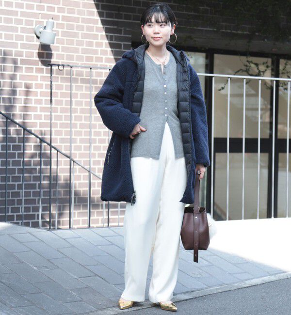 NOLLEY'S「【WEB＆一部店舗限定色アイテム】【TAION/タイオン】ボア&times;ダウンフードロング(リバーシブル)」|ダウン|